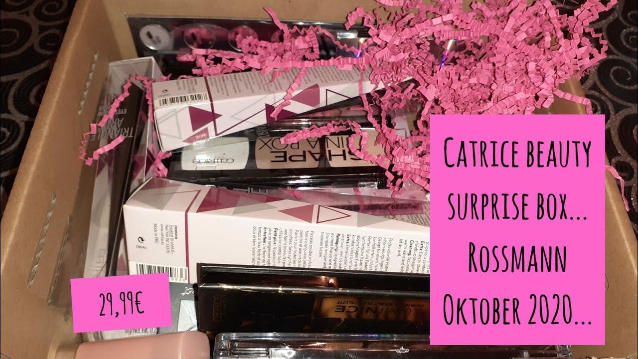 Rossmann Catrice Surprise Box Oktober 2020 Unboxing Viel Inhalt Fur Wenig Geld Bo Jana Youtube