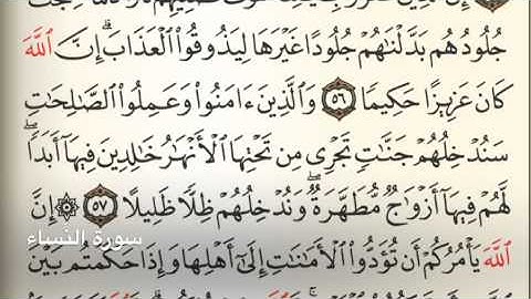 سورة النّساء - Holy Quran - Chapter 4 - Page 87