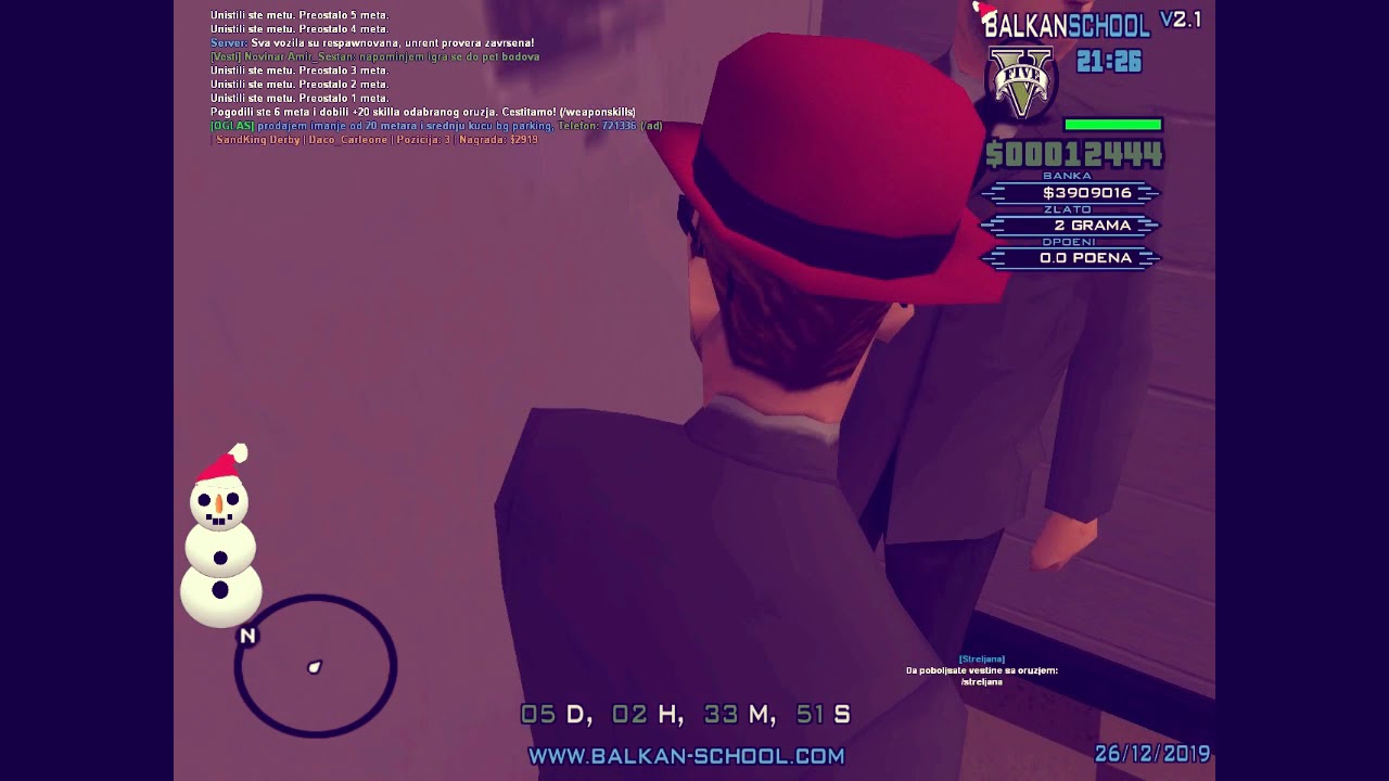 Spremam se za krimi organizacije [Samp-Balkan School]