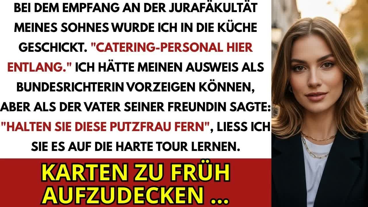 Bei Der Jura Veranstaltung Meines Sohnes Hielten Sie Mich Für Personal – Bis Sie Meinen Namen Al