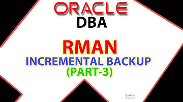 #19 RMAN Incremental Backup in Oracle Part-3 (hindi)