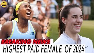 Coco Gauff, Caitlin Clark Ranked on List of Highest Paid Female Athletes of 2024