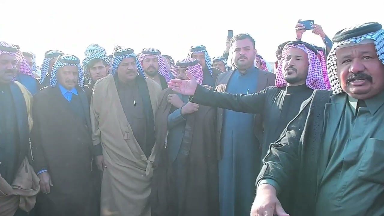 توافد عشائر بني حجيم الى فاتحة الشيخ عبد لحسين علي مرهج شيخ عشيرة ال عزام ال عبس..للحجز  07812108883