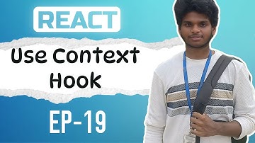 React useContext Hook Explained in English | React Tutorial EP-19 | Jolleejoel