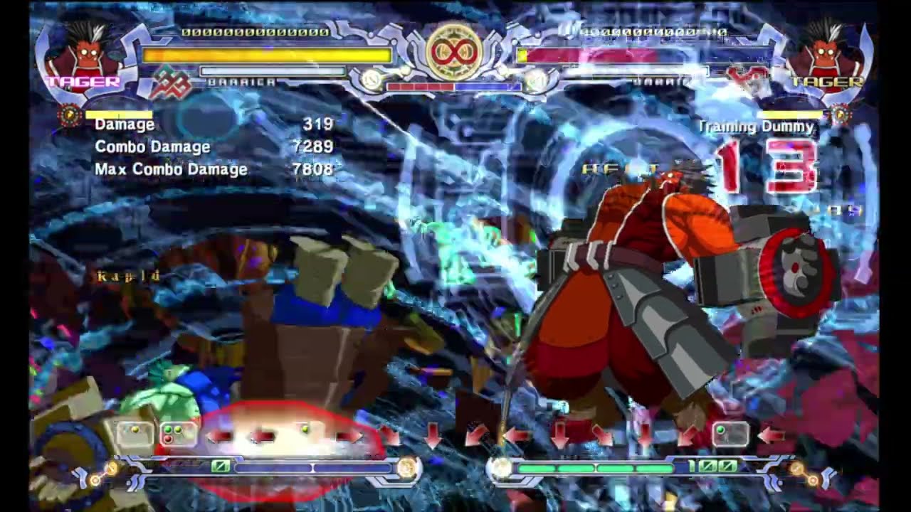 BBCT - Unlimited Tager 8k damage combo