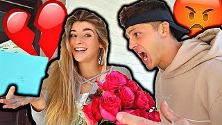Another GUY Bought Me Flowers Prank On Boyfriend!