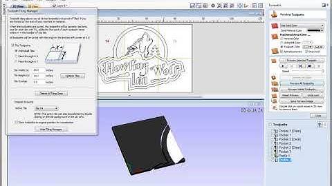 Toolpath Tiling 2D Toolpaths