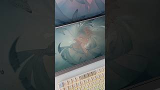 Setup Update! Arzopa Portable Monitor 🥰😍 #desksetup #portablemonitor #gamingsetup #unboxing