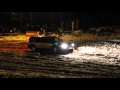 Volvo XC70 batteling snowy hill