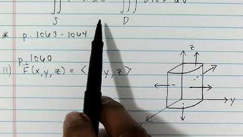15.8 The Divergence Theorem