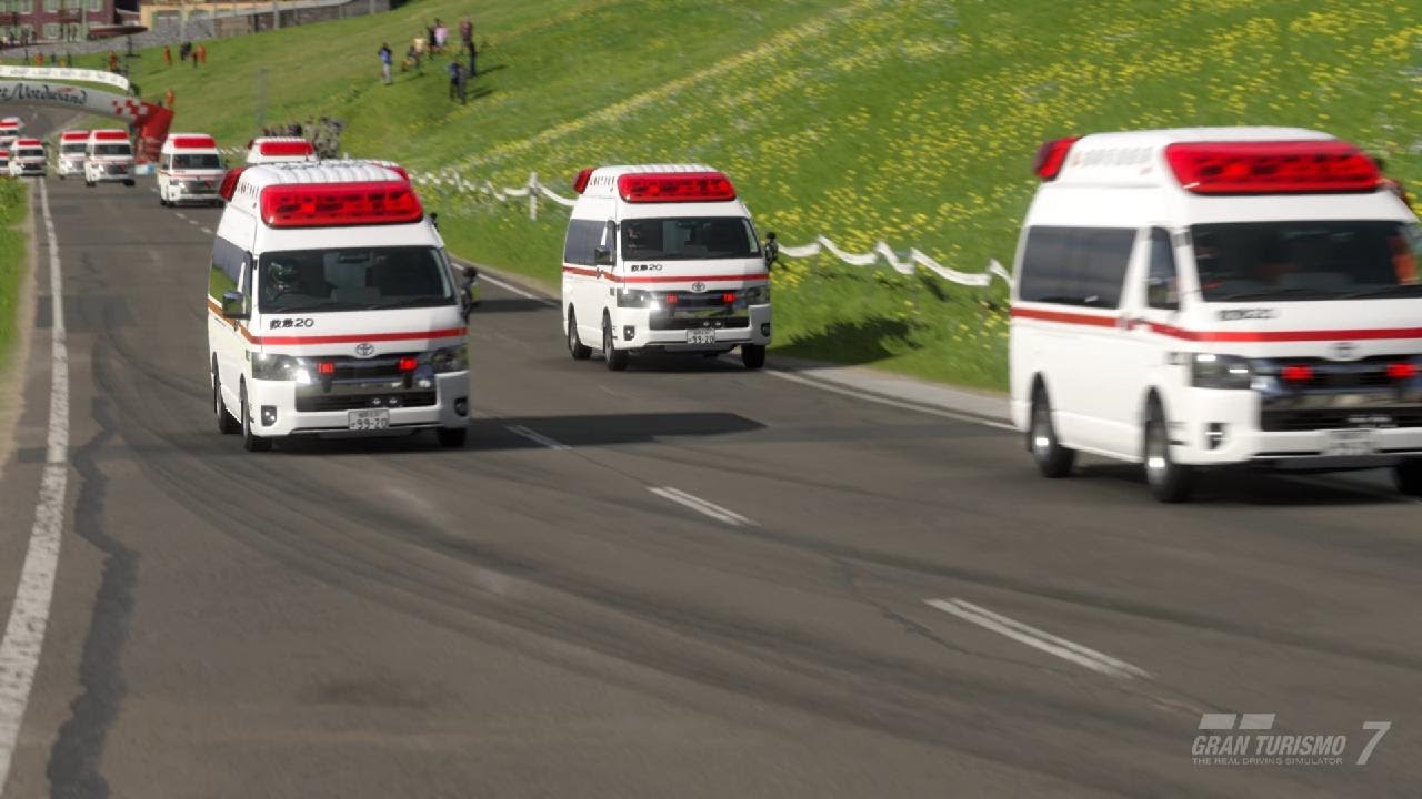 GT7 4k Ambulance Race Eiger Nordwand / Toyota Himedic '21 - YouTube