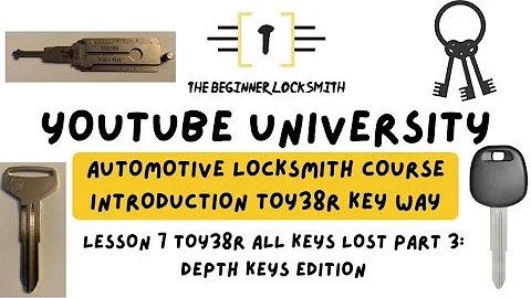 Lesson 7 TOY38R All Keys Lost Part 3: Depth Keys Edition 