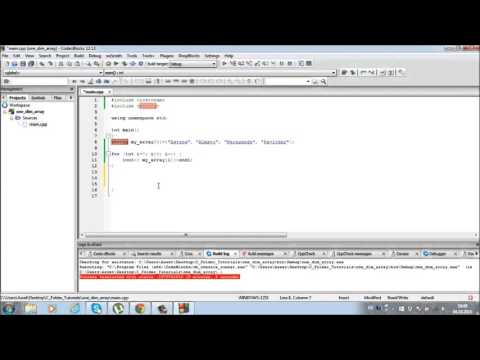 C++ One dimensional arrays