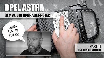 Opel Astra J OEM audio upgrade - New radio