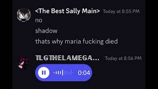 Never say "thats why maria died" to Shadow