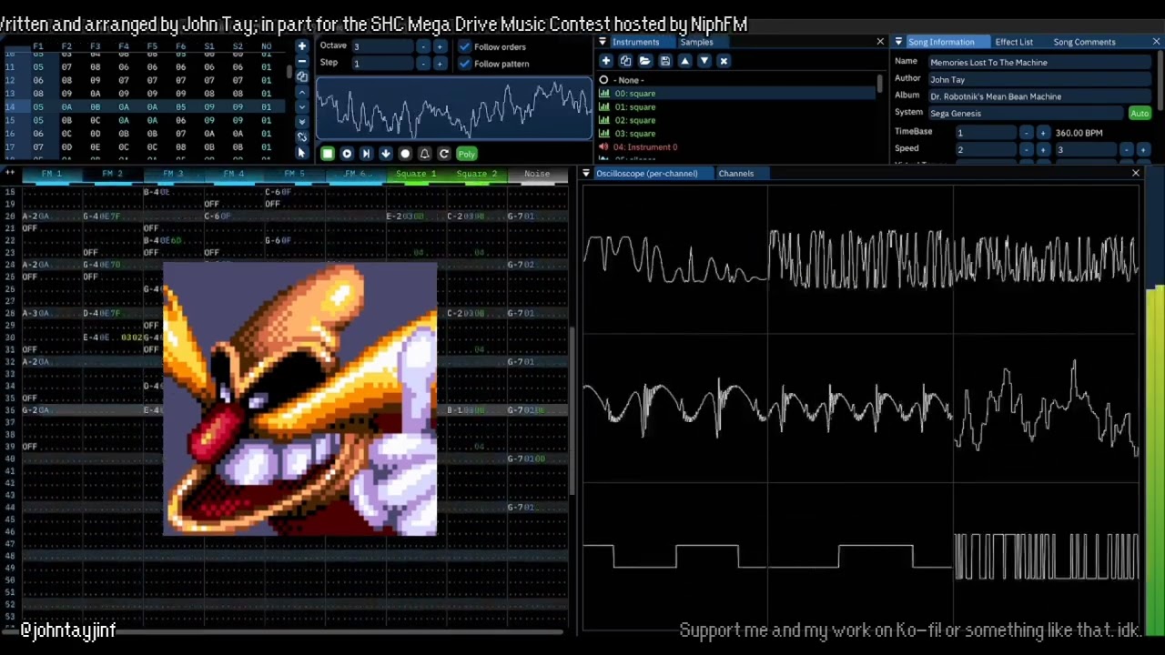 Stage 14 - Memories Lost to The Machine (The Mean Bean Machine) [YM2612 + SN76489]