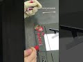 Filling ink on etched stainless steel aluminum exit signs