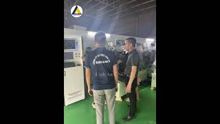 Khách đến tận nơi test máy cắt dây cnc #automobile #machine #cnc #cncmachine #maycatdayedm #maycnc