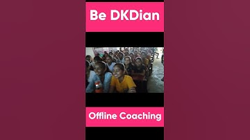 Be DKDian Offline Coaching #bedkdian #shortvideo #shorts #short #reelkarofeelkaro #instareels