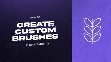 How to create custom brushes in Adobe Illustrator | Tutorial | #adobeillustrator #designtutorial