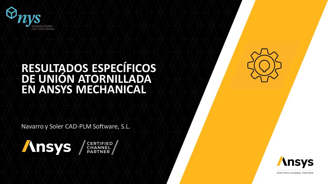 Resultados específicos de unión atornillada | Guías rápidas de Ansys Mechanical