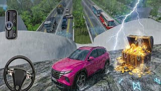New Hyundai Tucson suv Highway tunnel climbing–3d driving class new update 2026#car  screenshot 5