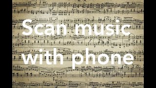 Scan music to PDF with phone - office lens app screenshot 5