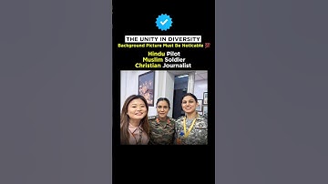 Unity in Diversity: Hindu Pilot, Muslim Soldier & Christian Journalist Together | Inspiring India