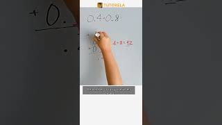 Step-by-Step Decimal Addition: 0.8 + 0.4 Solved! #Math #DecimalFractions-Basic