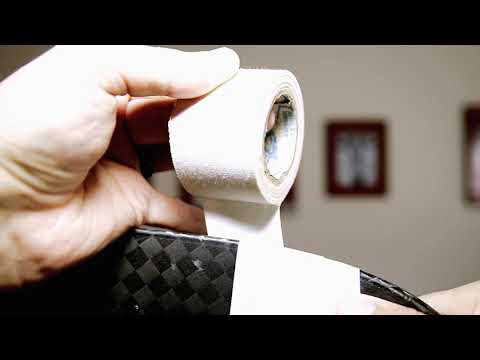 How to tape your hockey stick - fully tape toe