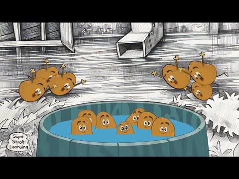 One Potato, Two Potatoes | Let's Draw and Color With Super Simple Songs | Count Potatoes! | Songs