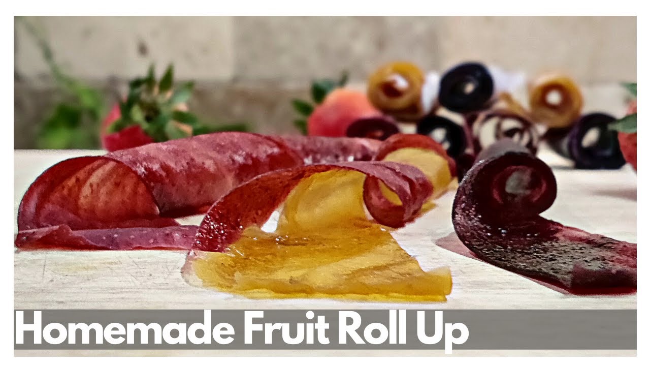 Easy fruit rollups (vegan, gluten, and sugar free) 