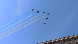 Ukrainian Independence Day Parade - Ukr MiG-29s+UK Eurofighter Typhoons |Парад Незалежності 24.08.21