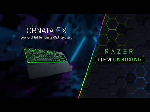 Razer Item Unboxing: Ornata V3 X