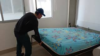 cama abatible vertical 2 plazas 3D