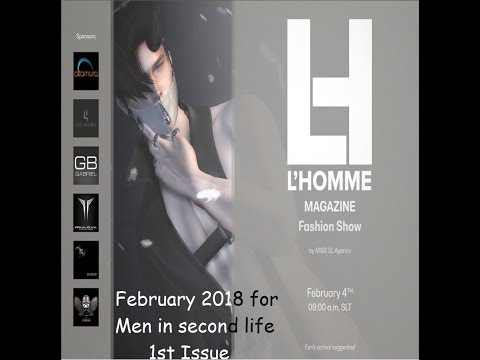 1st Issue of L'Homme Fashion Magazine in February 2018