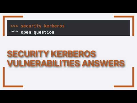 How does Kerberos' preauthentication increase security? (2 Solutions!!)