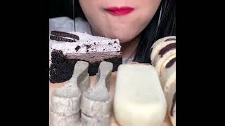 Oreo Ice Cream Oreo Cake  Asmr