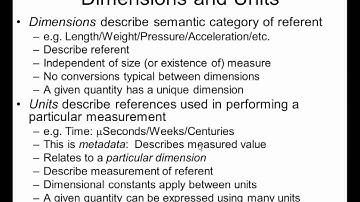 Dimensional Analysis in Dynamic Modeling Nugget 4Dimensions and units && Dimensional Systems