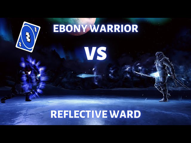 Ebony Warrior vs Reflective Ward Spell | Skyrim SE class=
