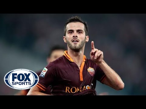 Pjanic scores from distance to pull one back for Roma