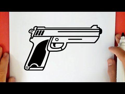 Video: Come Disegnare Una Pistola A