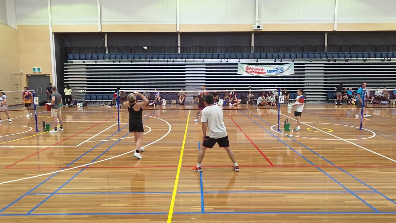 Chibi Barely Lethal vs MDBA Mixtures (XD3) - Badminton Veterans 2025 (Albury/Wodonga)