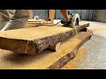 Extremely ingenious skills woodworking worker  large woodworking monolithic crafts wooden furniture