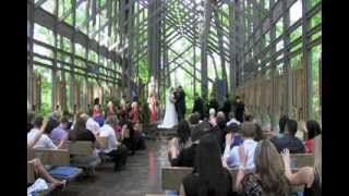 Thorncrown Wedding Ceremony Videography by Eureka Springs Wedding Videos