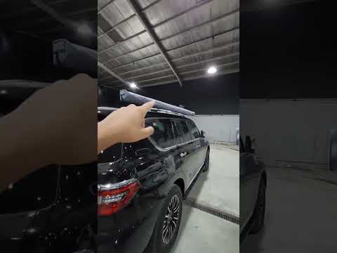 تركيب مظلة للباترول من كشات لتجهيز السيارات البرية تجهيز سيارة رحلات برية اكسبلور ترند كشات