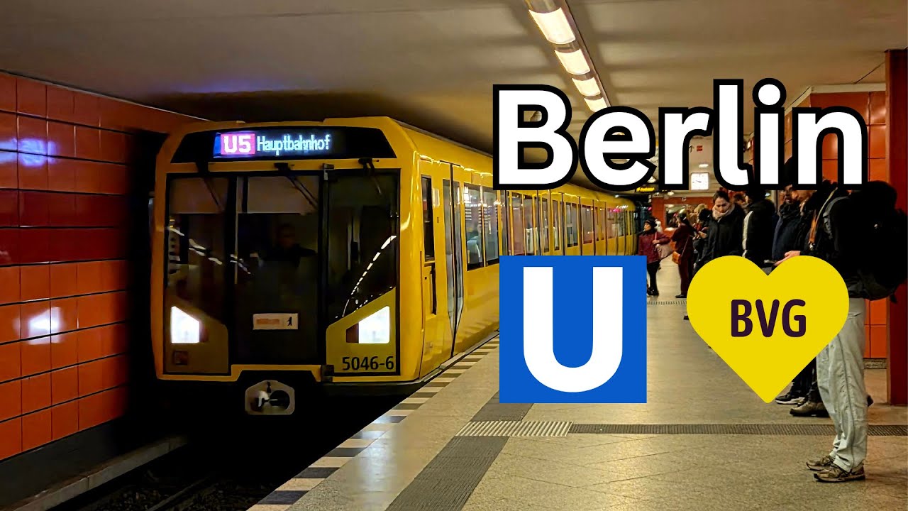 Unterwegs mit der U-Bahn Berlin, November 2025 [Full HD]