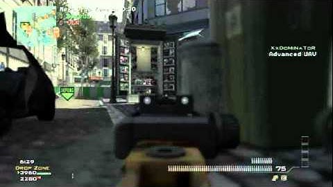 MW3 - MP7 DOUBLE KILL + QUAD SPRAY MULTI KILL