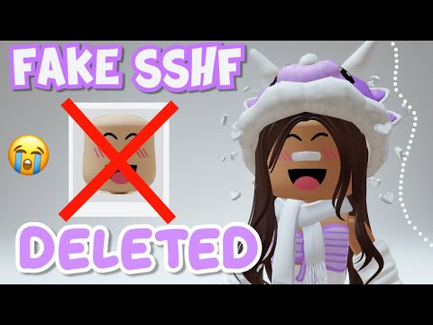 THE FAKE SSHF GOT DELETED?! 😭😭