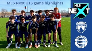 MLS Next U15 Game Highlights | Midwest United FC vs Bavarian United SC | Spring 2026